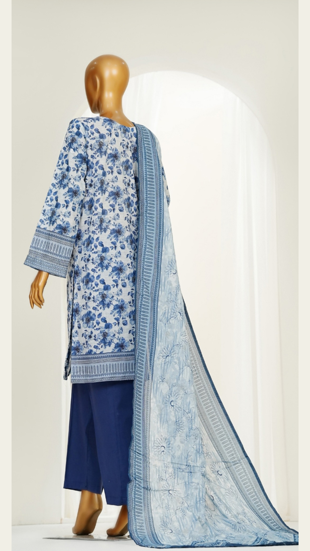 Printkari I PRINTS BY HZ I RTW I CHIKANKARI I 3 PC I Suhaima Collection