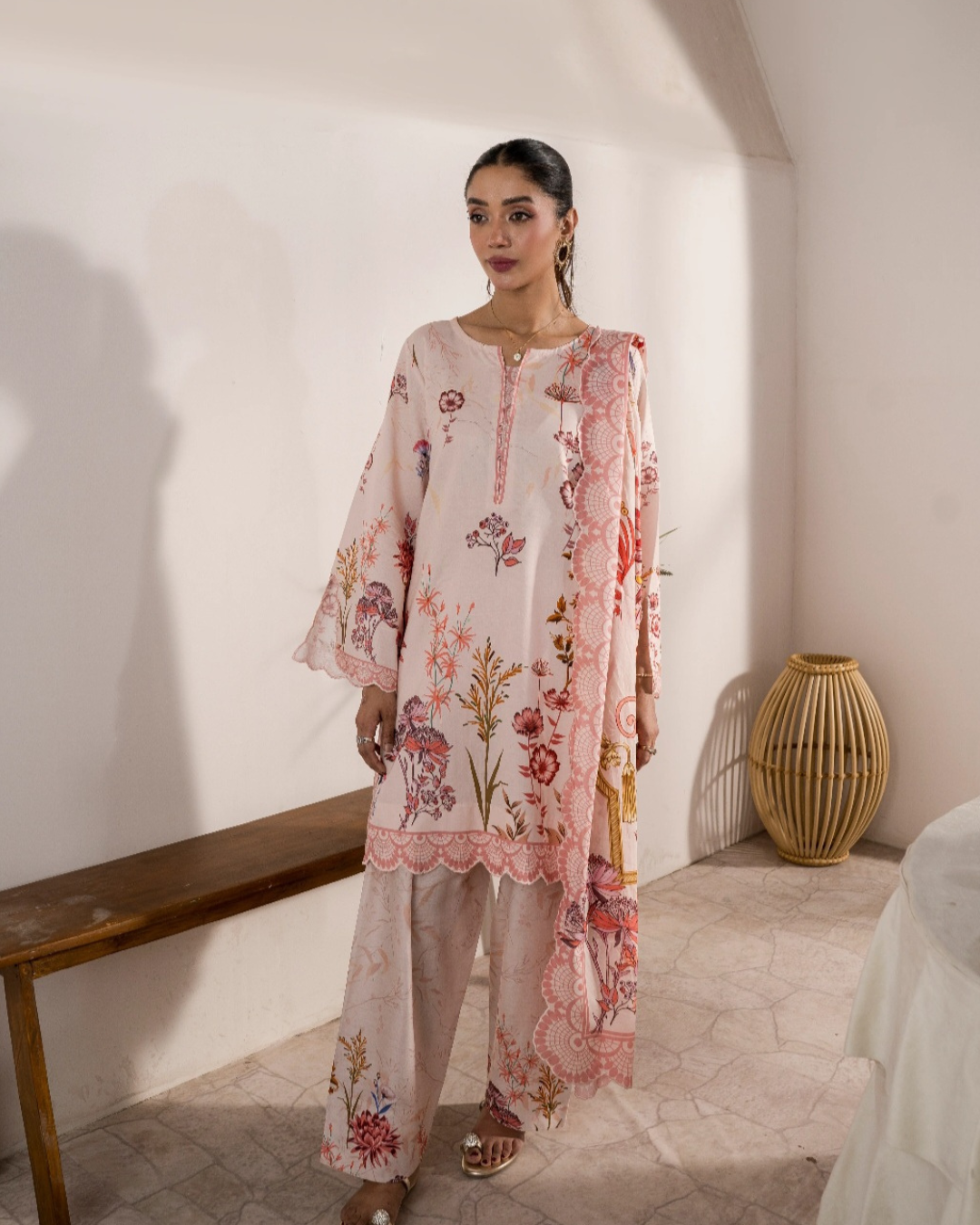 Firdous Collection - Printed - Lawn - 3pc - VOL5