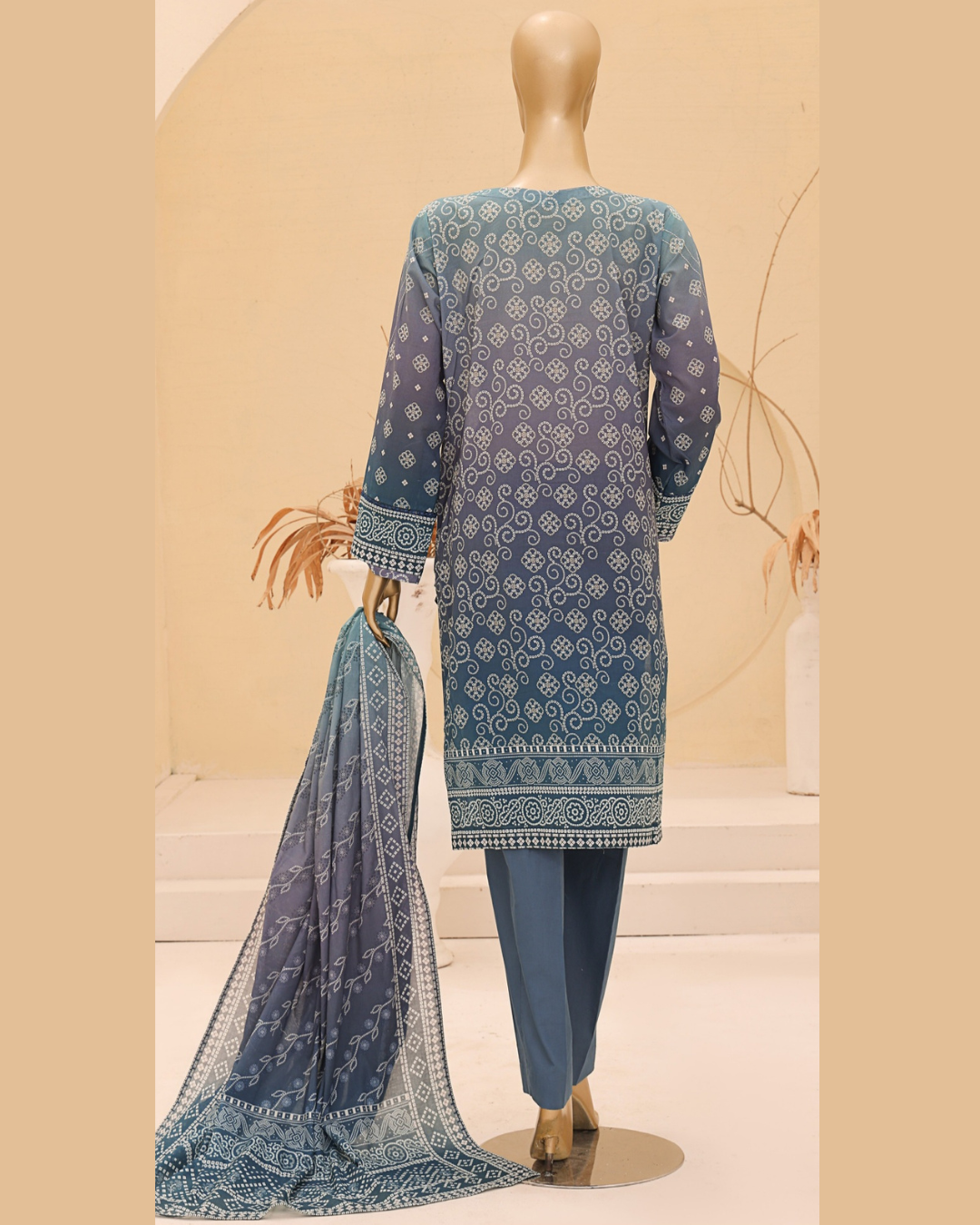 CHUNRI HZ TEXTILE BY SUHAIMA COLLECTION I EMBROIDERED LAWN COLLECTION IUNSTITCHED I ONLINE STORE