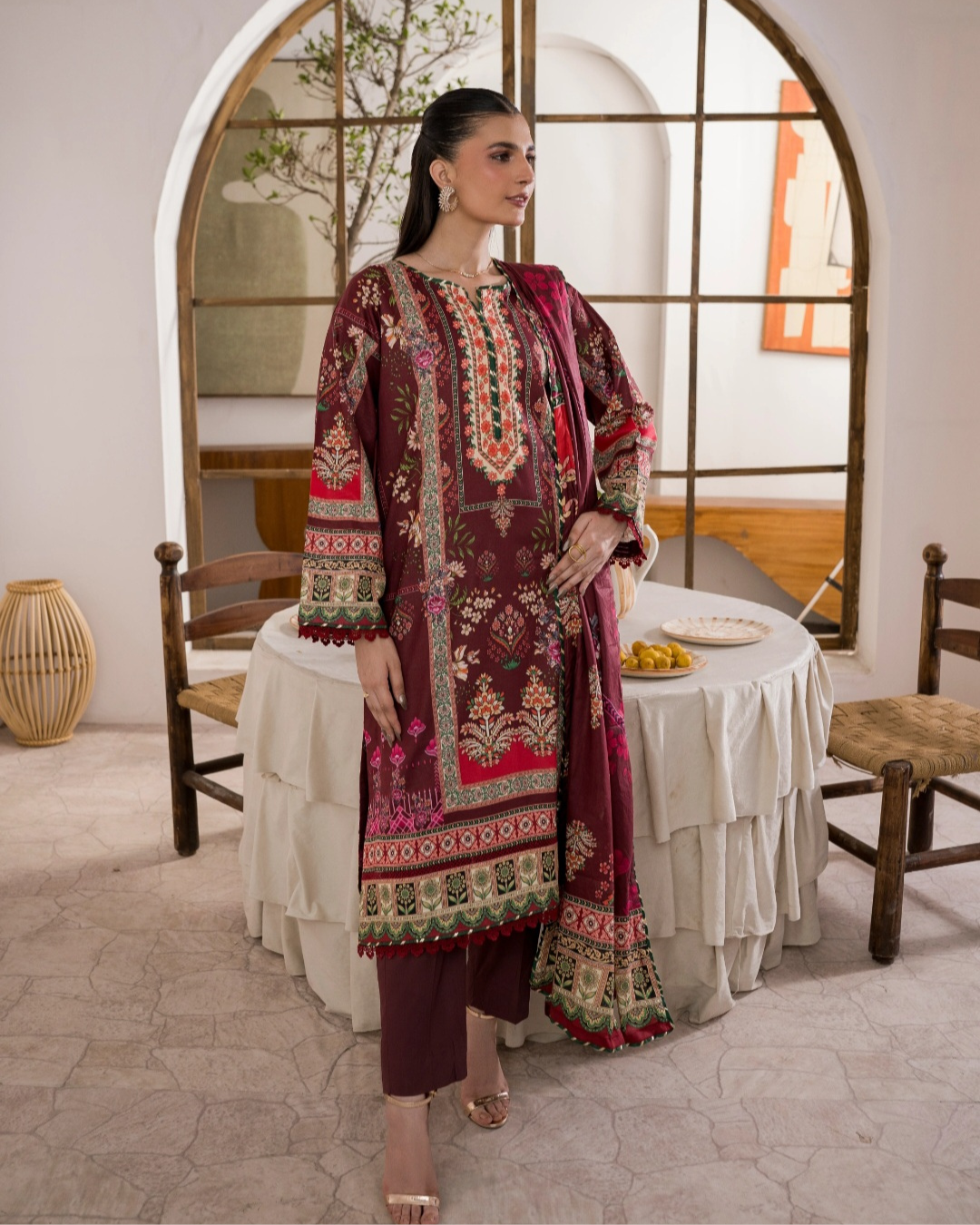 Firdous Collection - Printed - Lawn - 3pc - VOL5