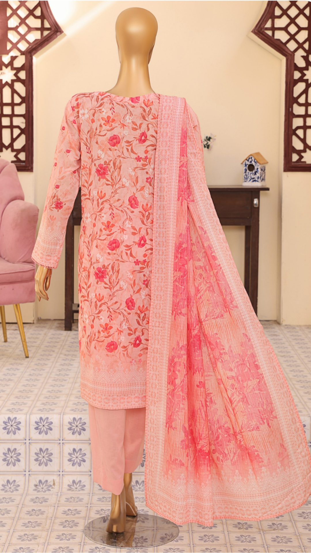 Mehak By HZ Textiles Embroidered Lawn Suit Unstitched 3 Piece I Suhaima Collection- Summer Collection