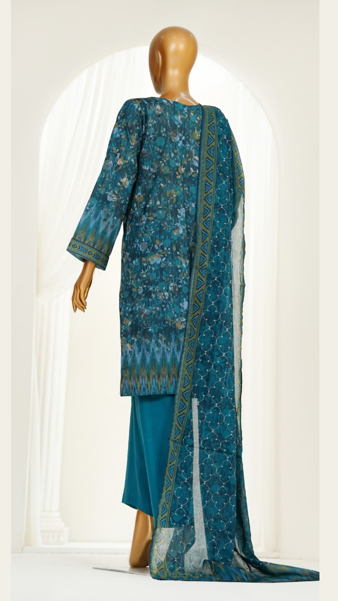 Printkari I PRINTS BY HZ I RTW I CHIKANKARI I 3 PC I Suhaima Collection