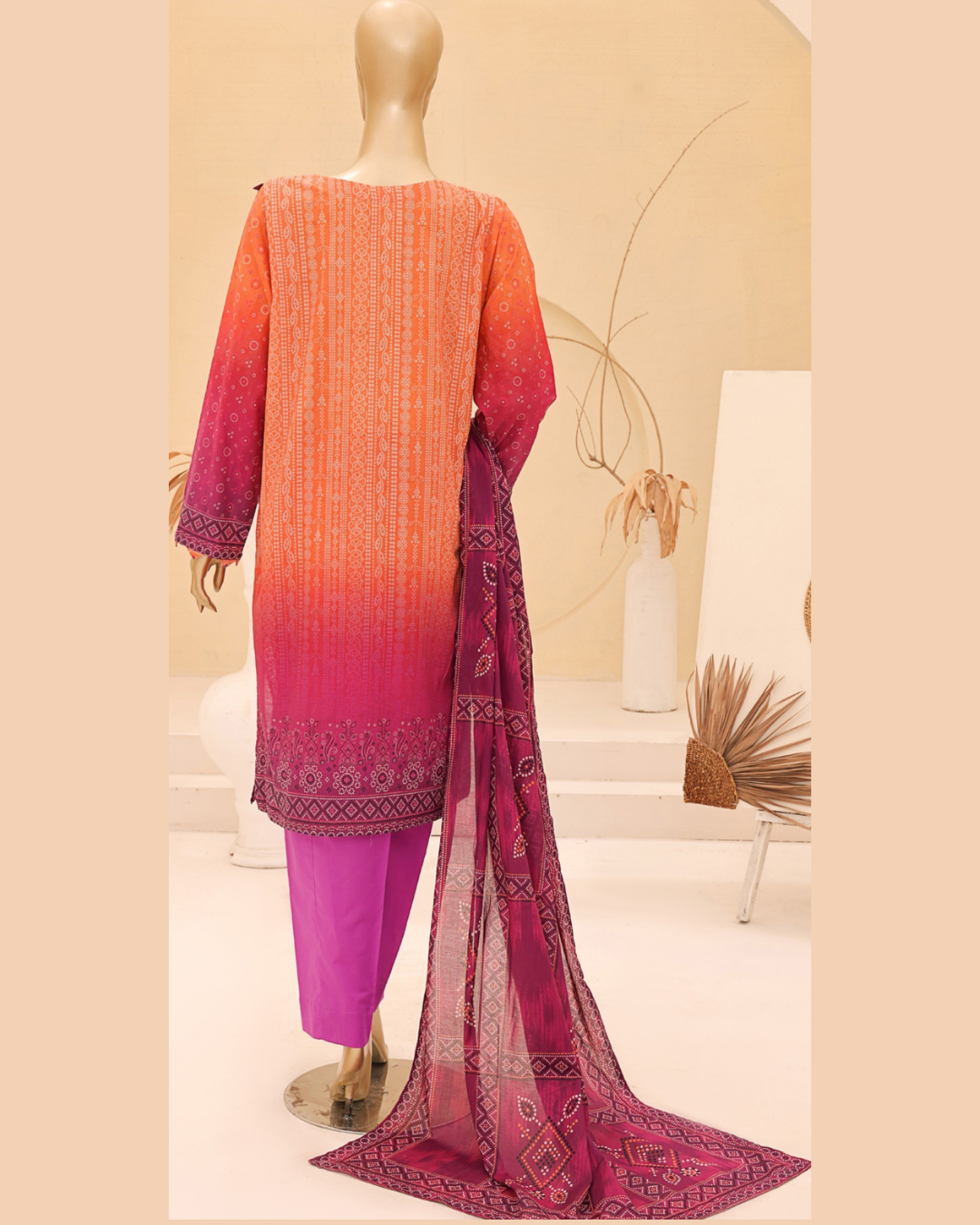 CHUNRI HZ TEXTILE BY SUHAIMA COLLECTION I EMBROIDERED LAWN COLLECTION IUNSTITCHED I ONLINE STORE