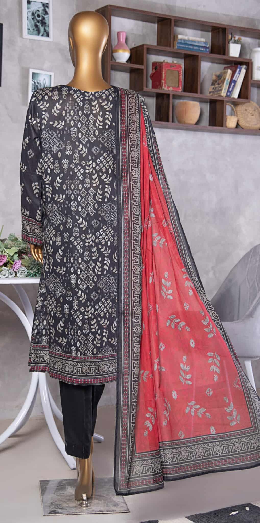 Platinum HZ Textiles By Suhaima Collection I Digital Printed Lawn Suit Unstitched 3 Piece - Summer Collection