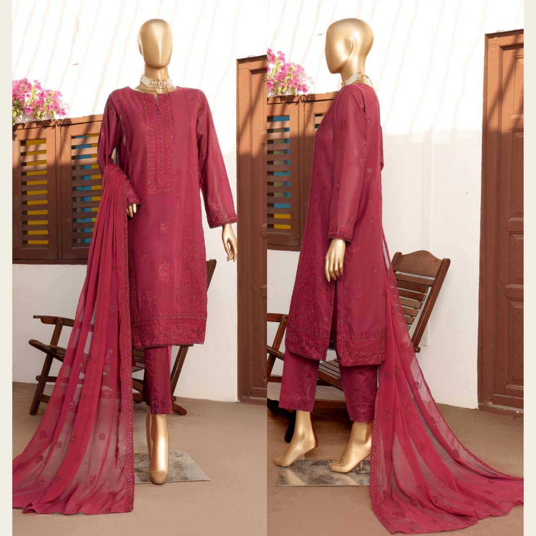 HZ TEXTILE I LUCKNOWI CHICKENKARI I SUHAIMA COLLECTION I ONLINE STORE I UNSTITCHED EMBROIDERED COLLECTION