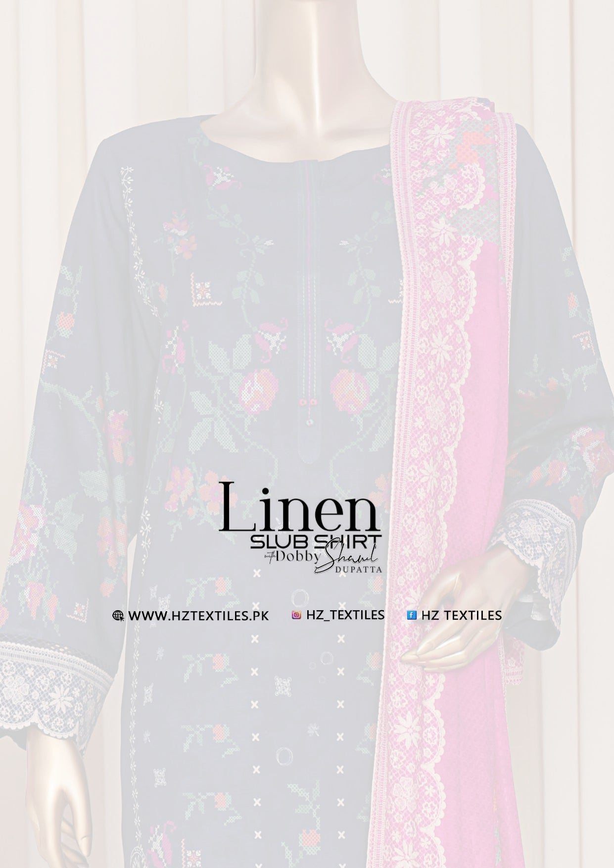 SLUB SHIRT Dobby Shaal DUPATTA