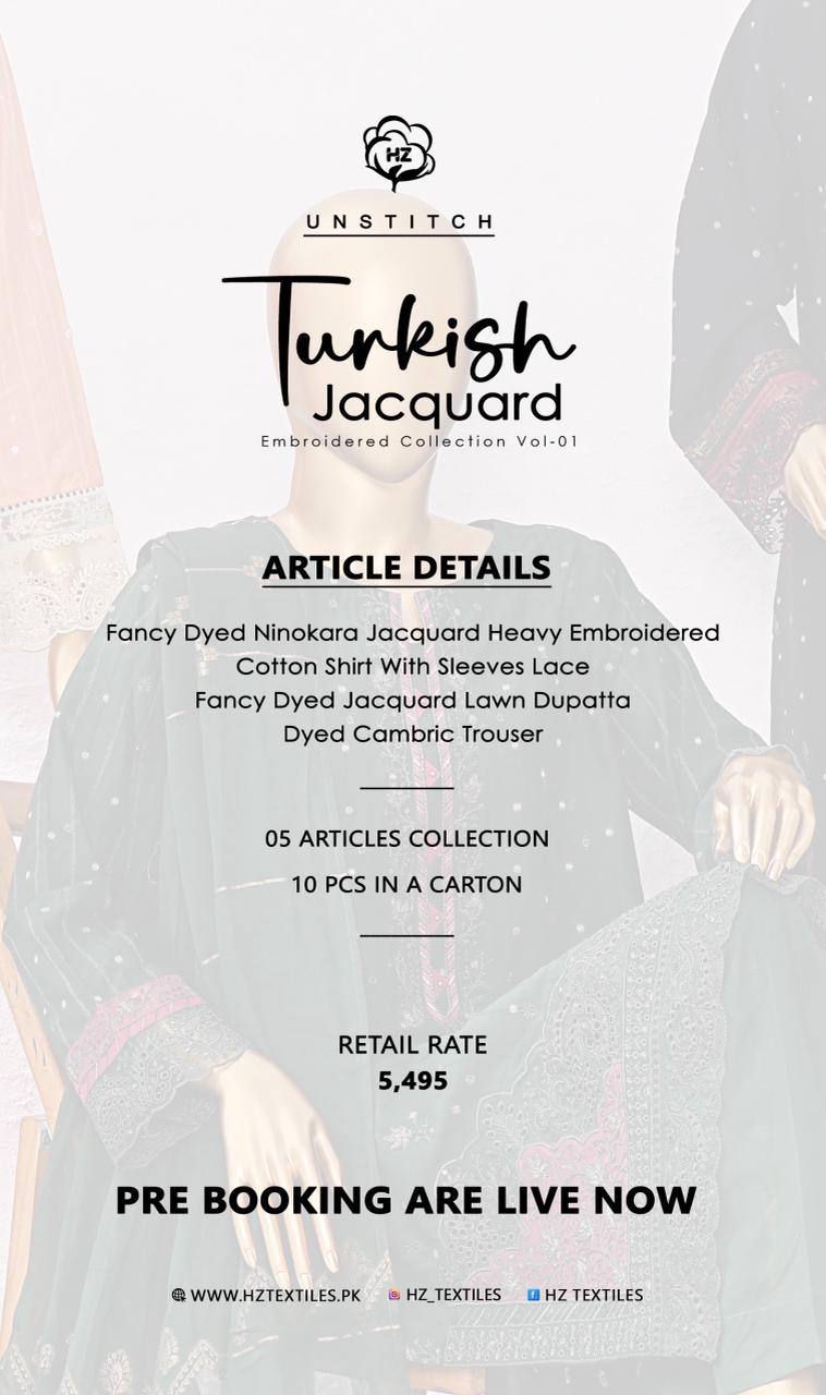 UNSTITCH Turkish Jacquard