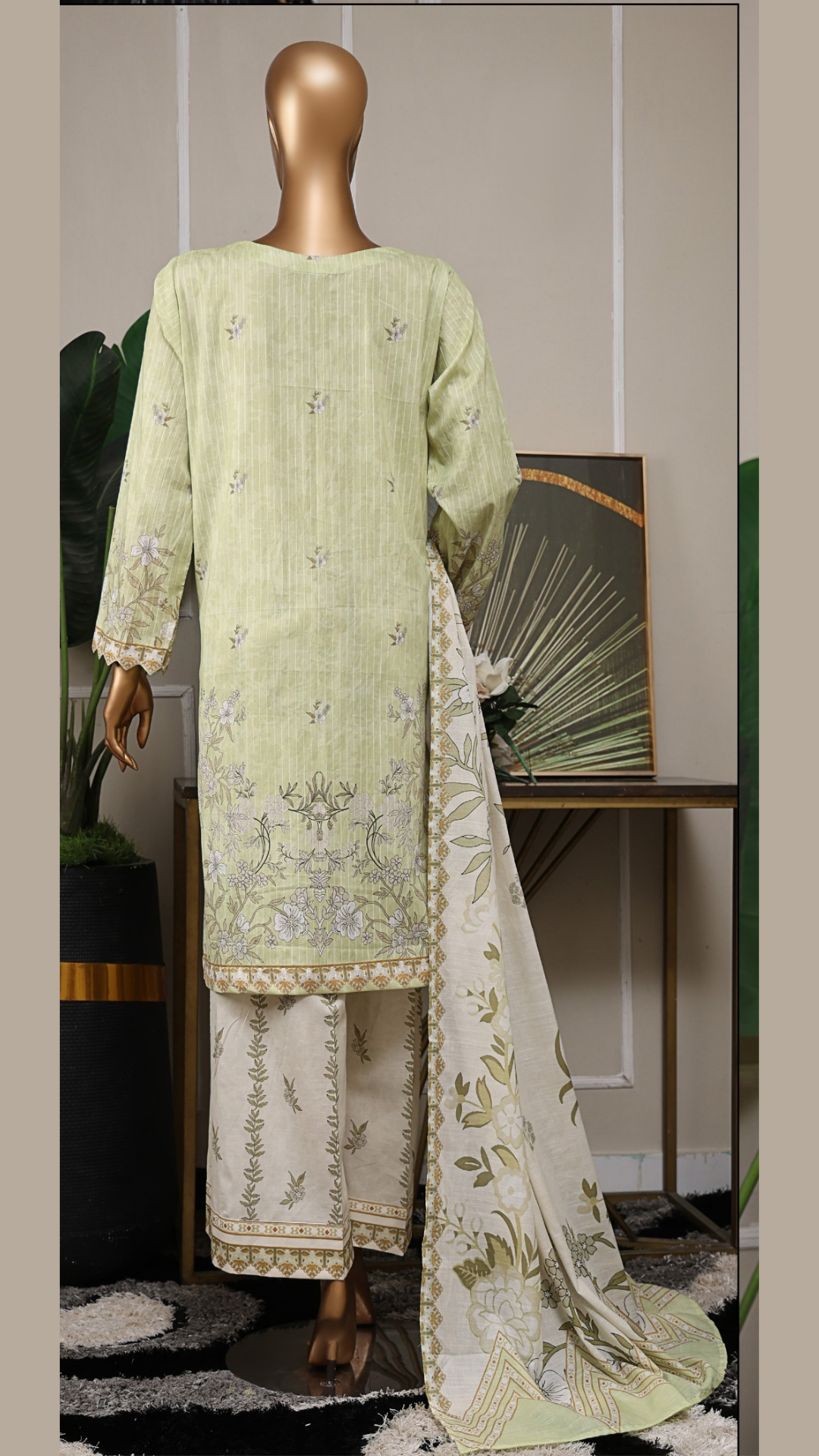 Nayab By HZ Textiles Printkari Embroidered Lawn Suit Unstitched 3 Piece- Summer Collection