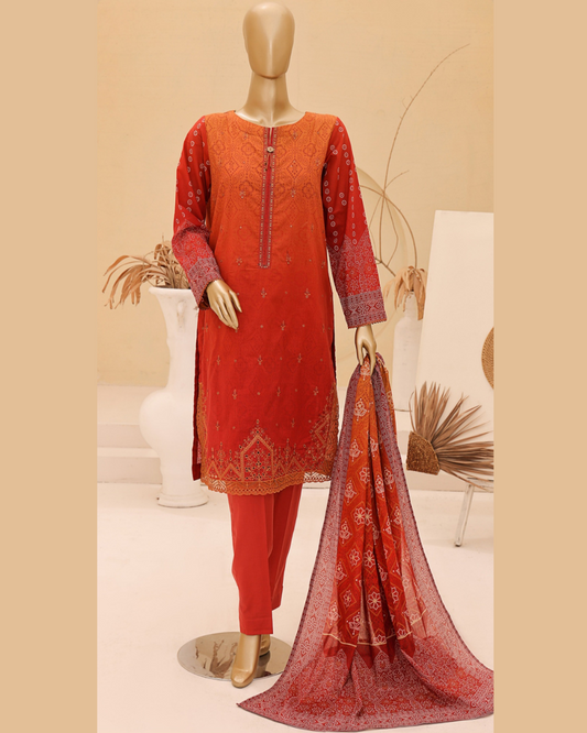 CHUNRI HZ TEXTILE BY SUHAIMA COLLECTION I EMBROIDERED LAWN COLLECTION IUNSTITCHED I ONLINE STORE