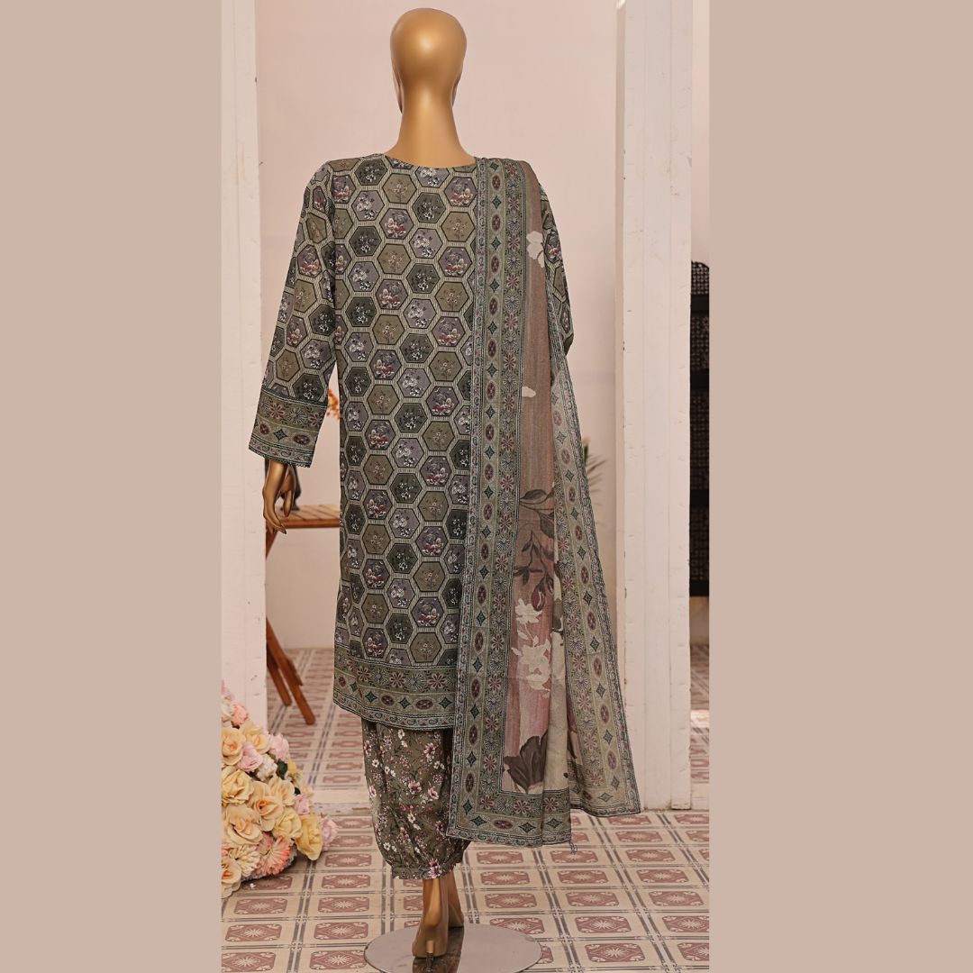 Luxe Prints By Hz Textile I Suhaima Collection I Digital Printed Lawn Suit I Unstitched 3 Piece- Summer Collection