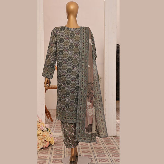 Luxe Prints By Hz Textile I Suhaima Collection I Digital Printed Lawn Suit I Unstitched 3 Piece- Summer Collection