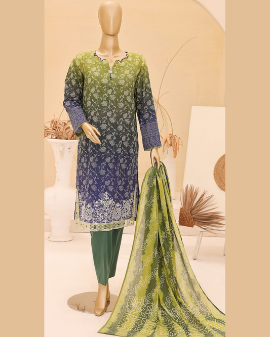 Chunri HZ TEXTILE BY SUHAIMA COLLECTION I EMBROIDERED LAWN COLLECTION IUNSTITCHED I ONLINE STORE
