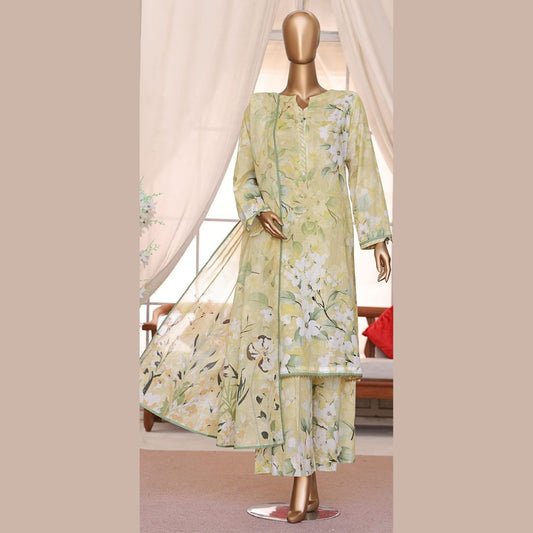 Luxe Prints By Hz Textile I Suhaima Collection I Digital Printed Lawn Suit I Unstitched 3 Piece- Summer Collection
