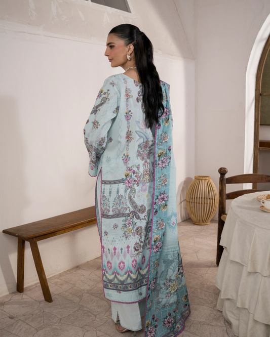 Firdous Collection - Printed - Lawn - 3pc - VOL5