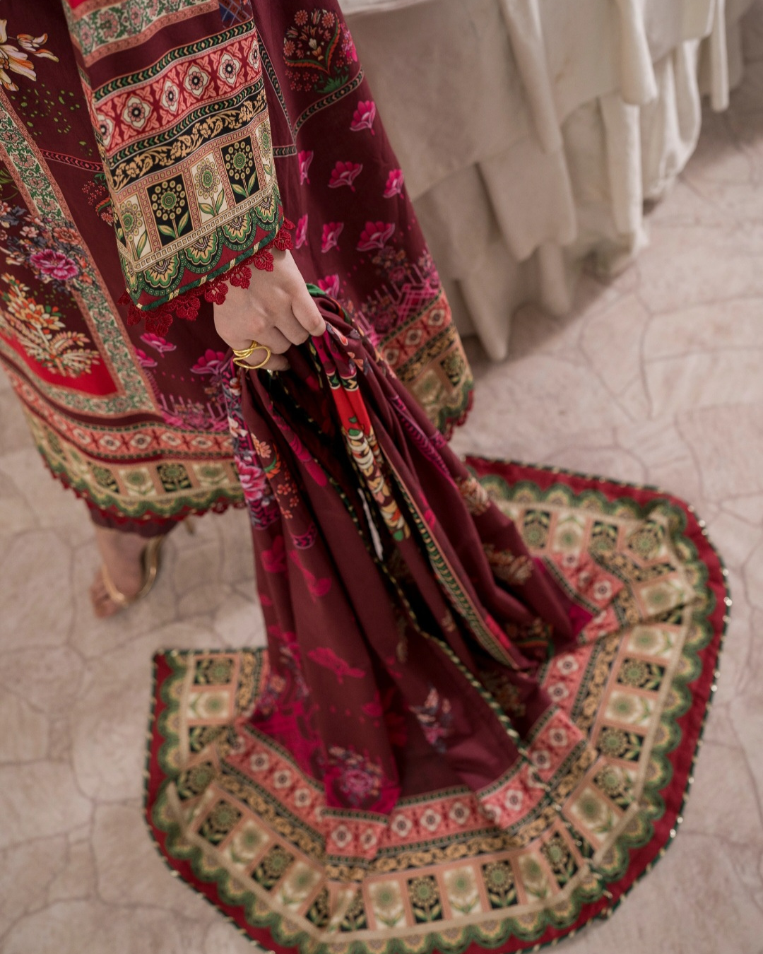 Firdous Collection - Printed - Lawn - 3pc - VOL5