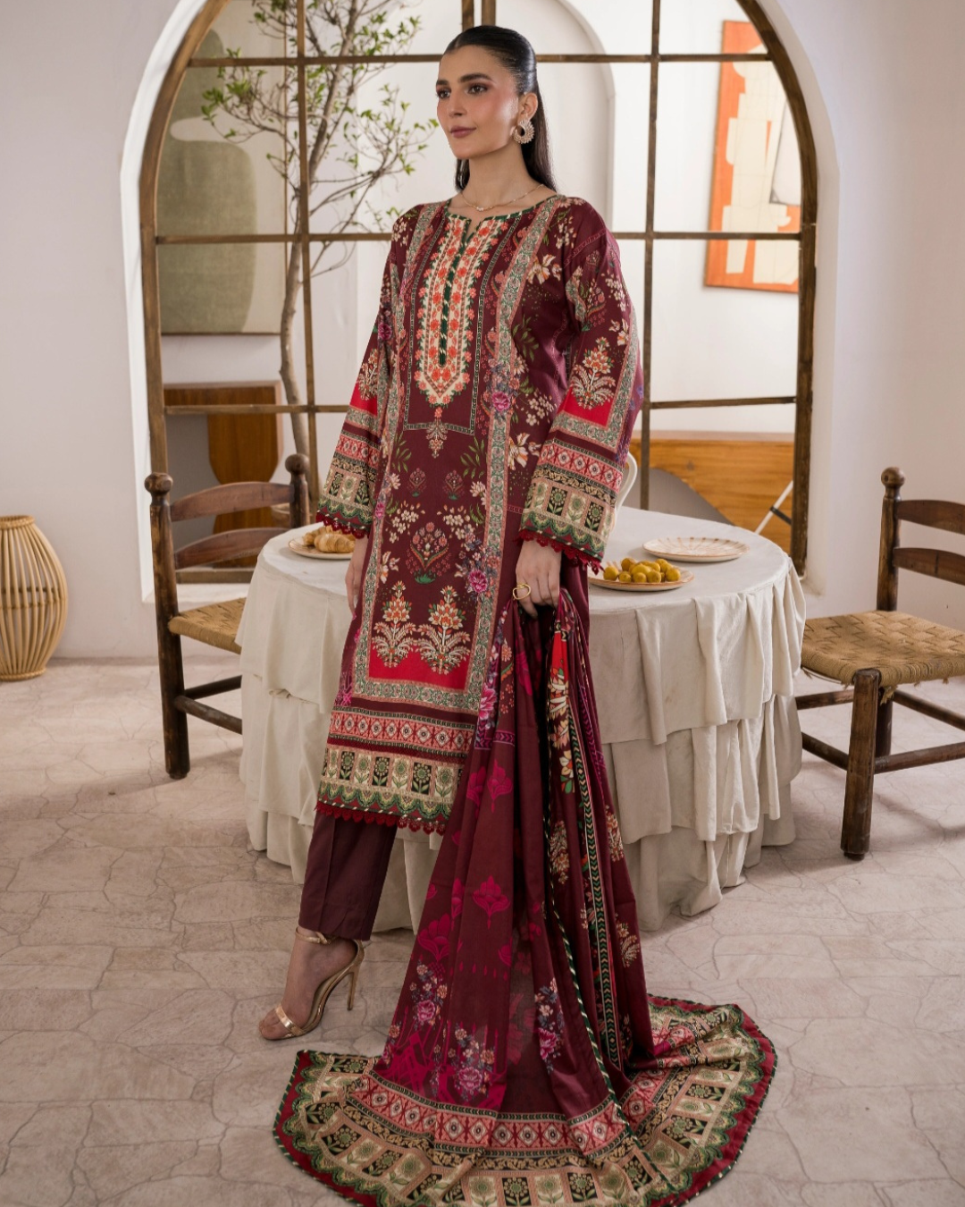 Firdous Collection - Printed - Lawn - 3pc - VOL5