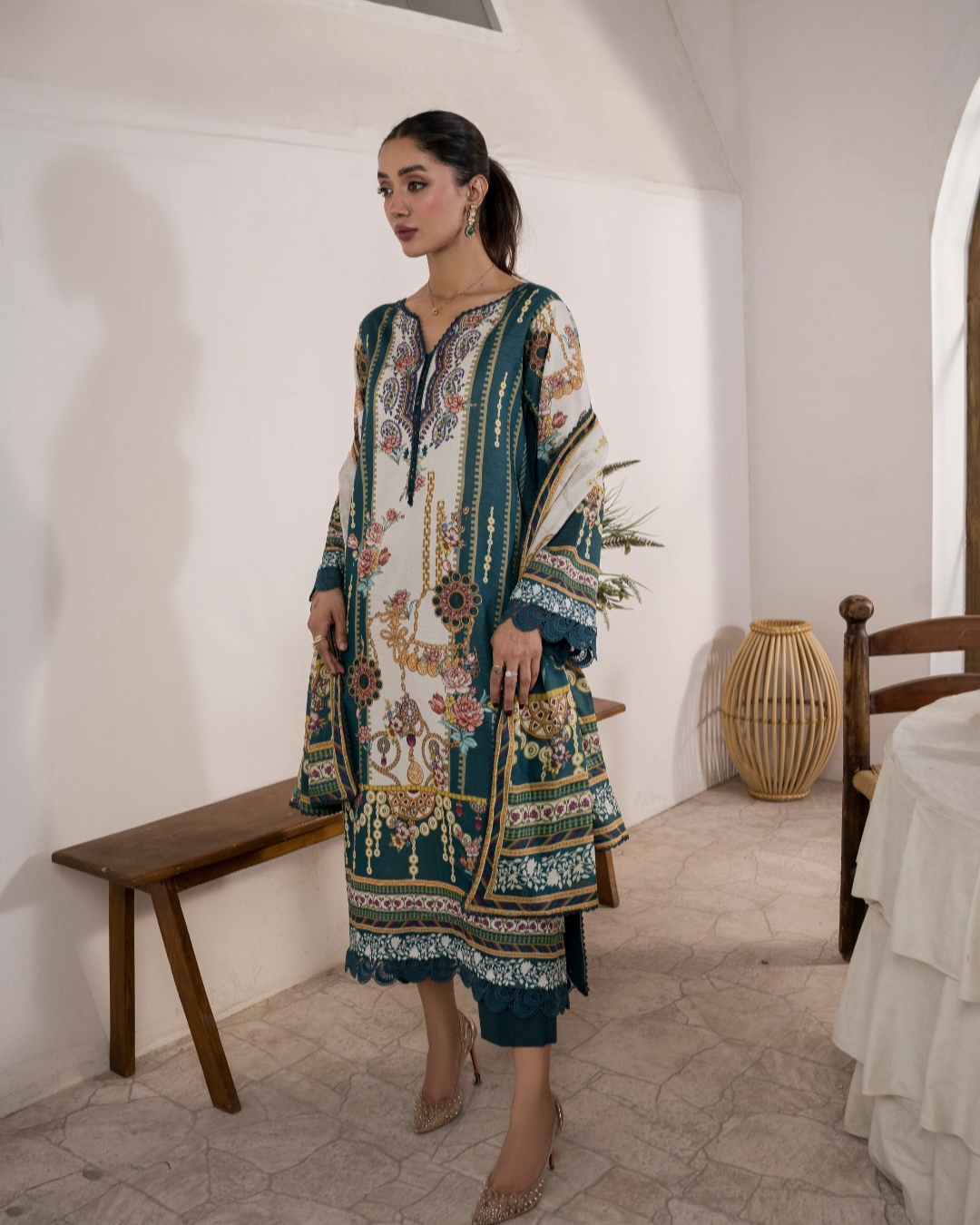 Firdous Collection - Printed - Lawn - 3pc - VOL5
