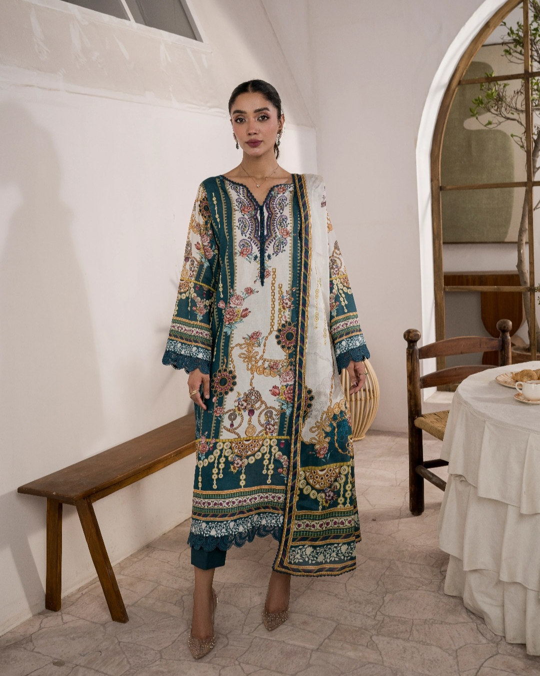 Firdous Collection - Printed - Lawn - 3pc - VOL5