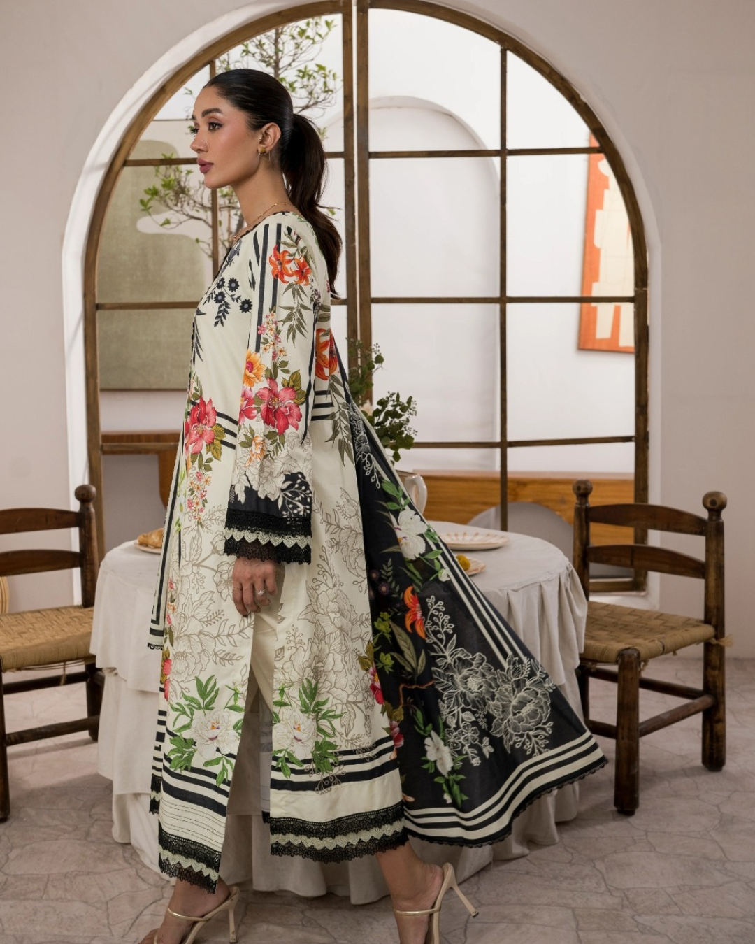 Firdous Collection - Printed - Lawn - 3pc - VOL5