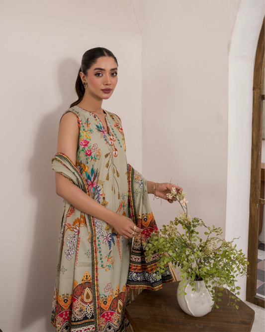 Firdous Collection - Printed - Lawn - 3pc - VOL5