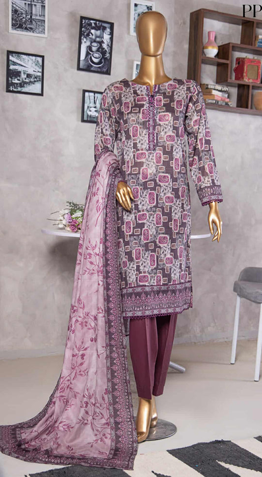 Platinum HZ Textiles By Suhaima Collection I  Digital Printed Lawn Suit Unstitched 3 Piece - Summer Collection