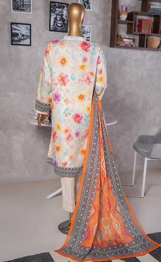 Platinum HZ Textiles By Suhaima Collection I  Digital Printed Lawn Suit Unstitched 3 Piece - Summer Collection