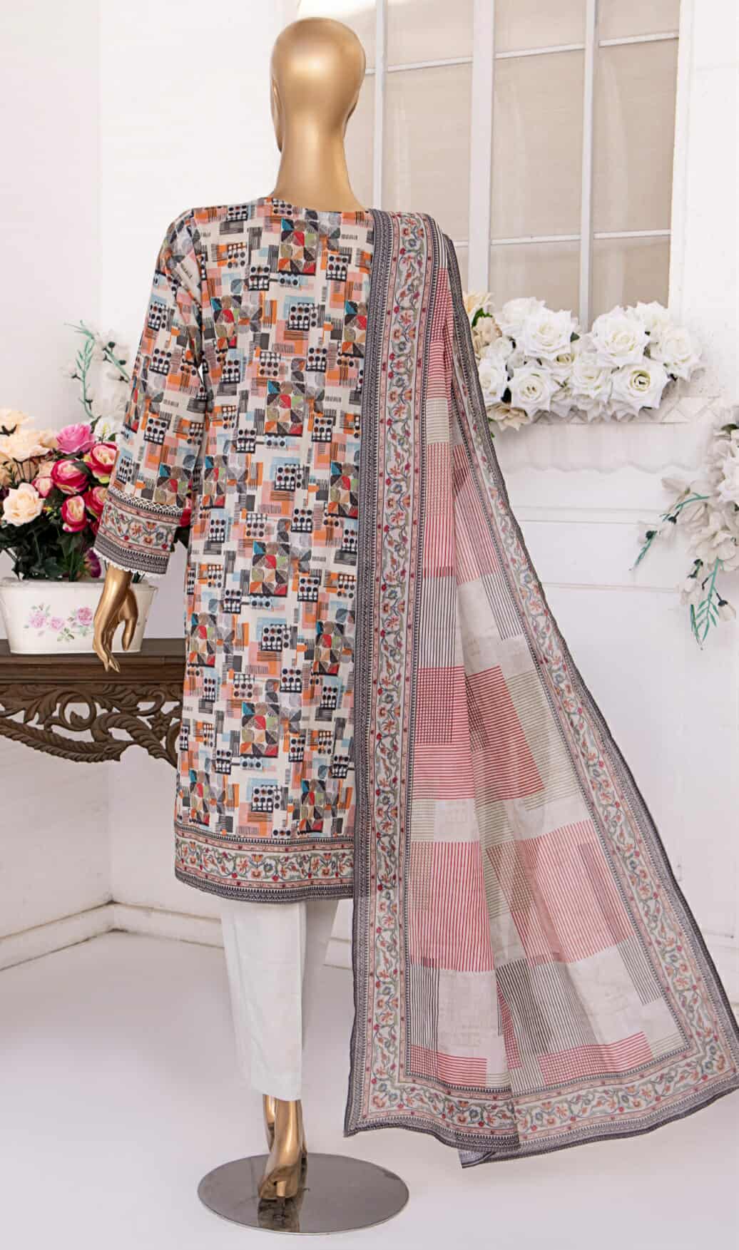 Platinum HZ Textiles By Suhaima Collection I  Digital Printed Lawn Suit Unstitched 3 Piece - Summer Collection