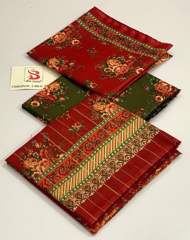 BinSaeed Lawn Collection 2025