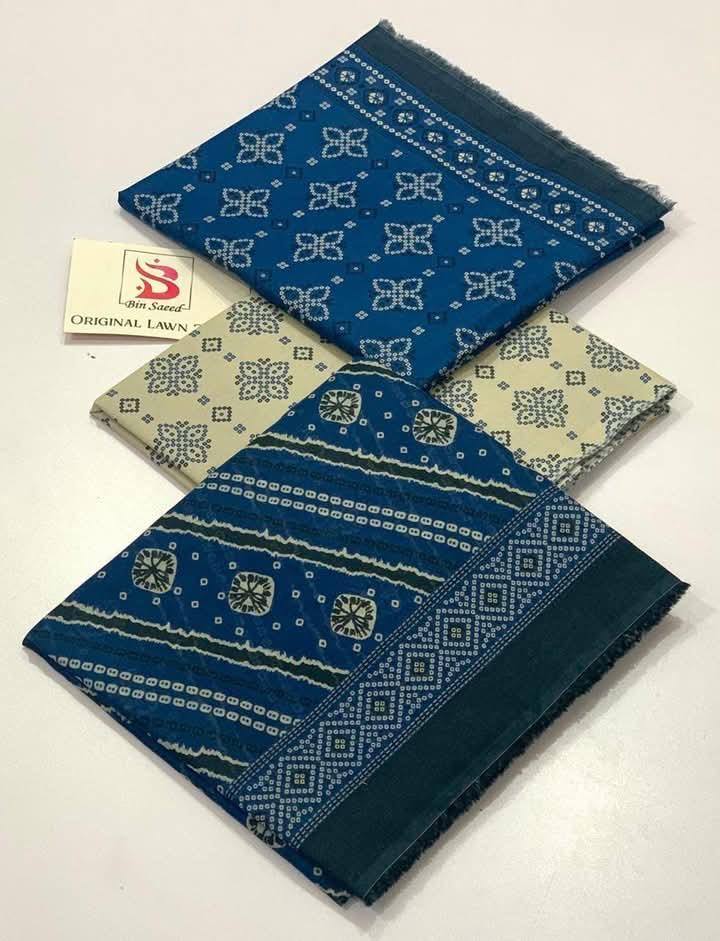 BinSaeed Lawn Collection 2025