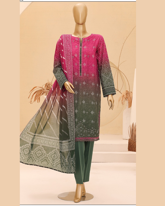 CHUNRI HZ TEXTILE BY SUHAIMA COLLECTION I EMBROIDERED LAWN COLLECTION IUNSTITCHED I ONLINE STORE