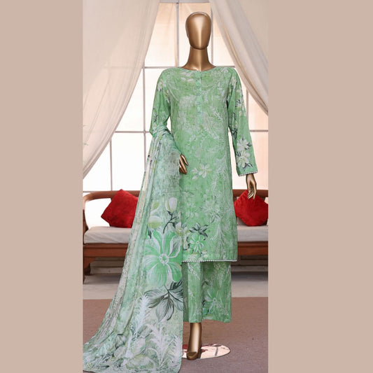 Luxe Prints By Hz Textile I Suhaima Collection I Digital Printed Lawn Suit I Unstitched 3 Piece- Summer Collection