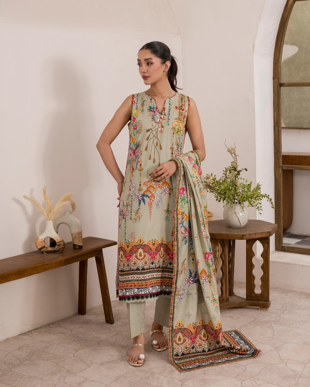 Firdous Collection - Printed - Lawn - 3pc - VOL5