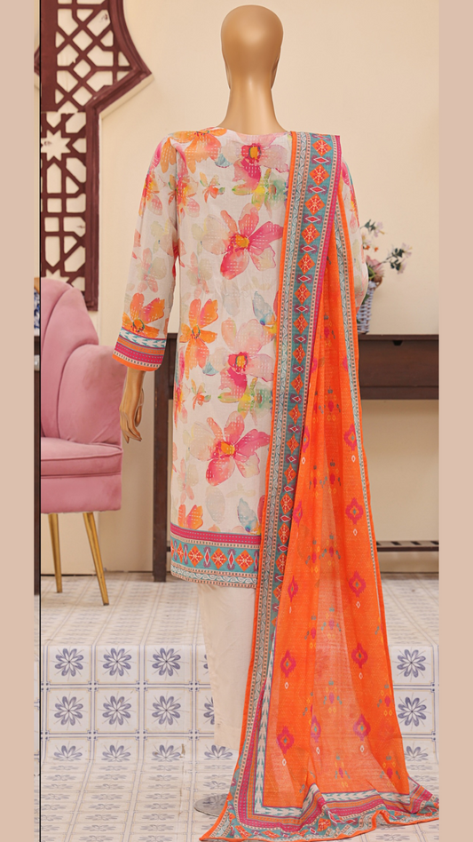 Mehak By HZ Textiles Embroidered Lawn Suit Unstitched 3 Piece I Suhaima Collection- Summer Collection