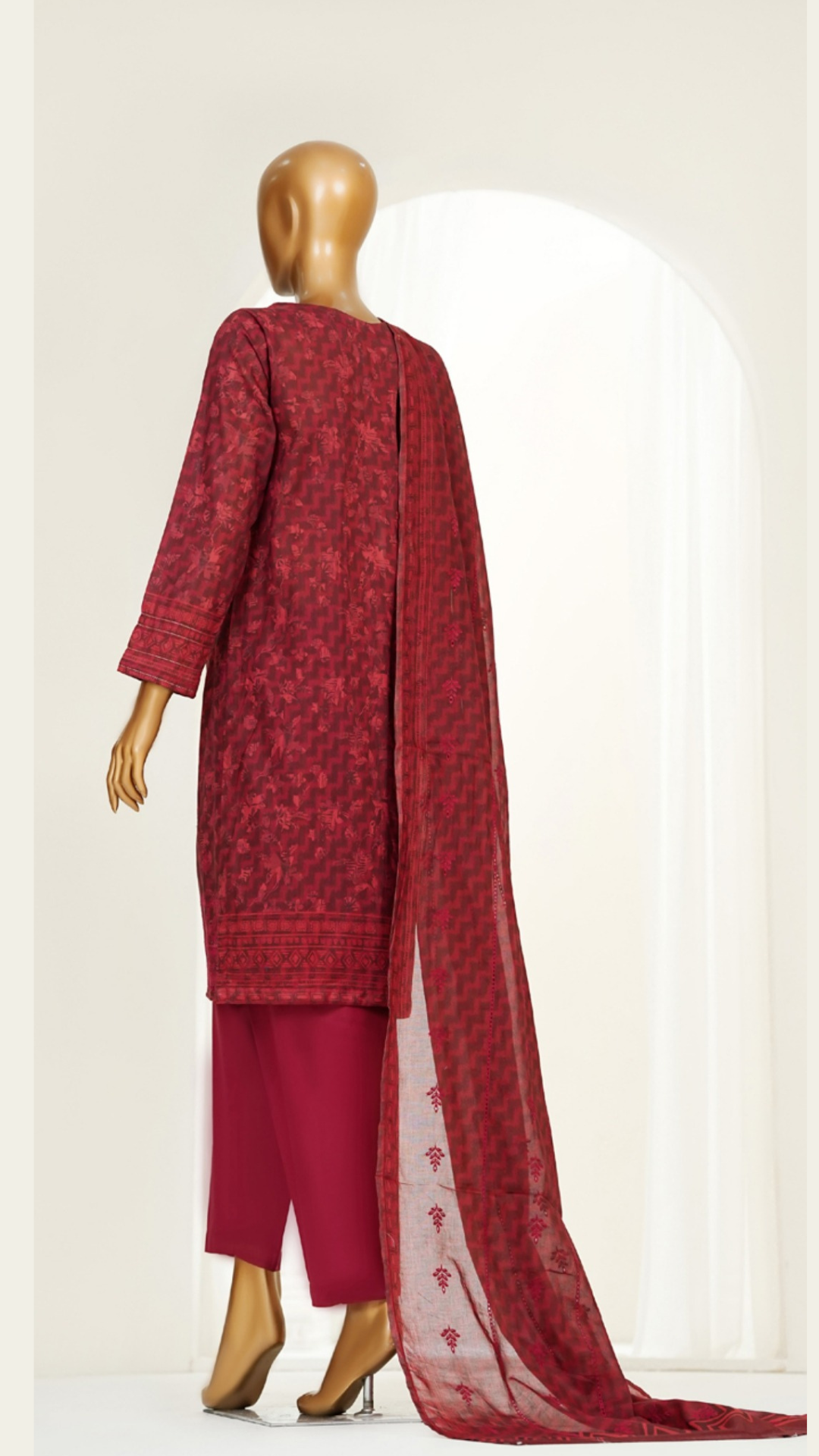 Printkari  I PRINTS BY HZ I RTW I CHIKANKARI I 3 PC I Suhaima Collection