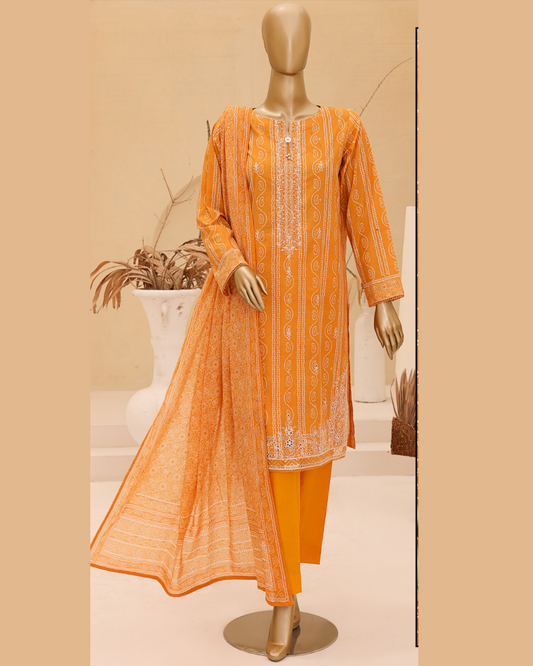 CHUNRI HZ TEXTILE BY SUHAIMA COLLECTION I EMBROIDERED LAWN COLLECTION IUNSTITCHED I ONLINE STORE