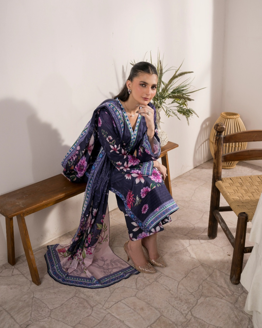 Firdous Collection - Printed - Lawn - 3pc - VOL5