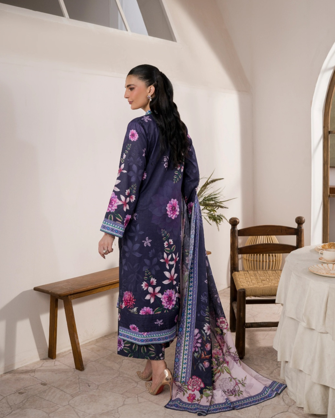 Firdous Collection - Printed - Lawn - 3pc - VOL5