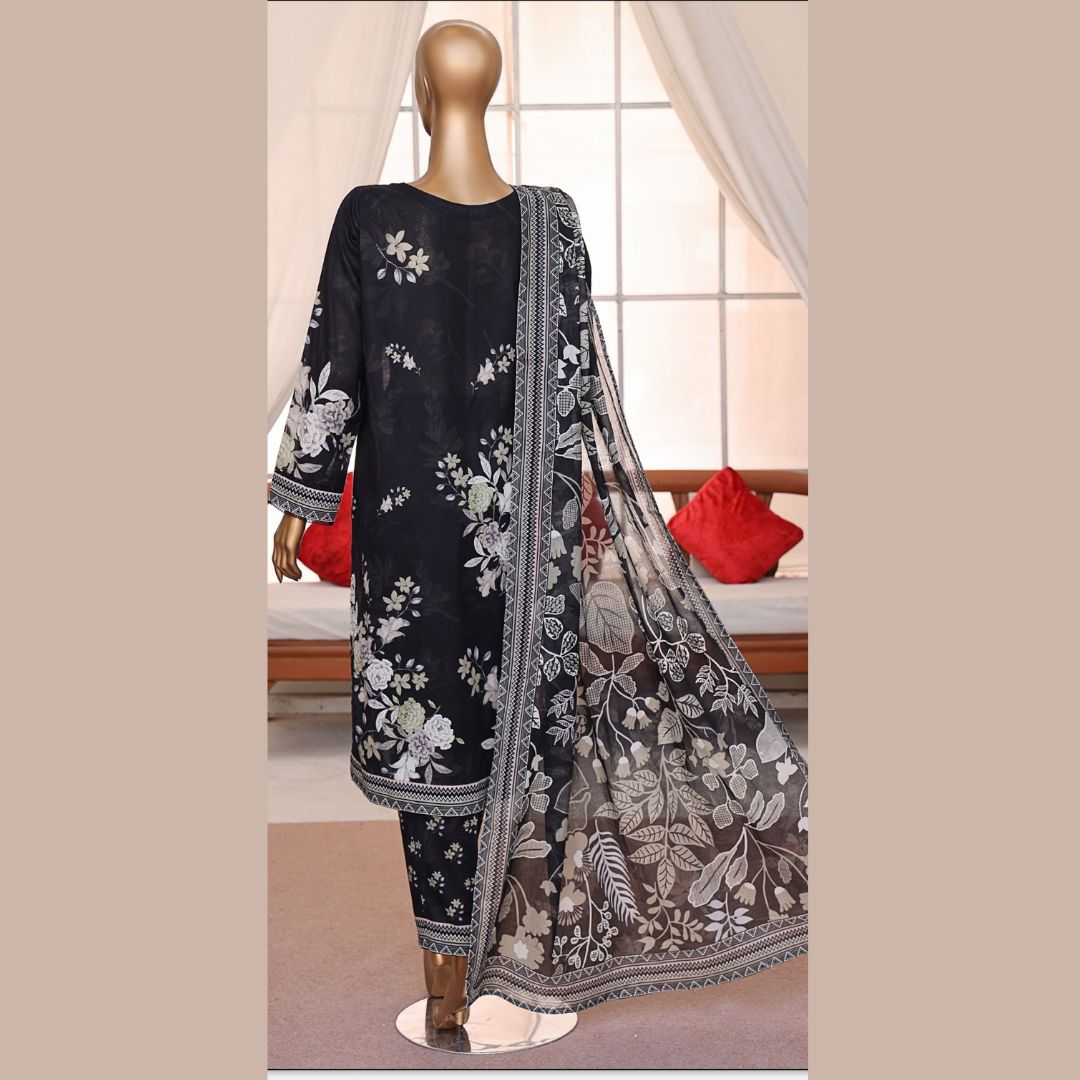 Luxe Prints By Hz Textile I Suhaima Collection I Digital Printed Lawn Suit I Unstitched 3 Piece- Summer Collection