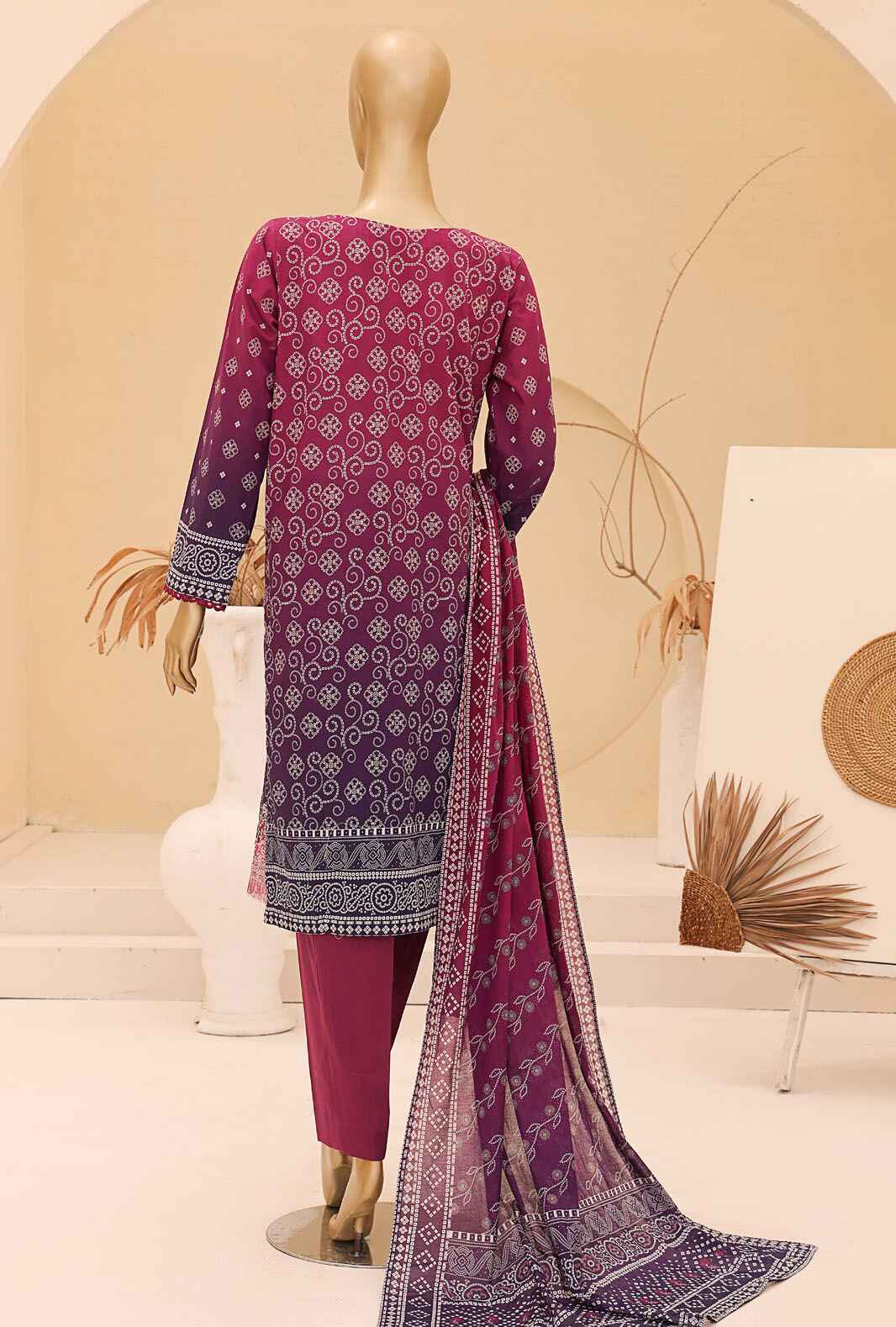 CHUNRI HZ TEXTILE BY SUHAIMA COLLECTION I EMBROIDERED LAWN COLLECTION IUNSTITCHED I ONLINE STORE