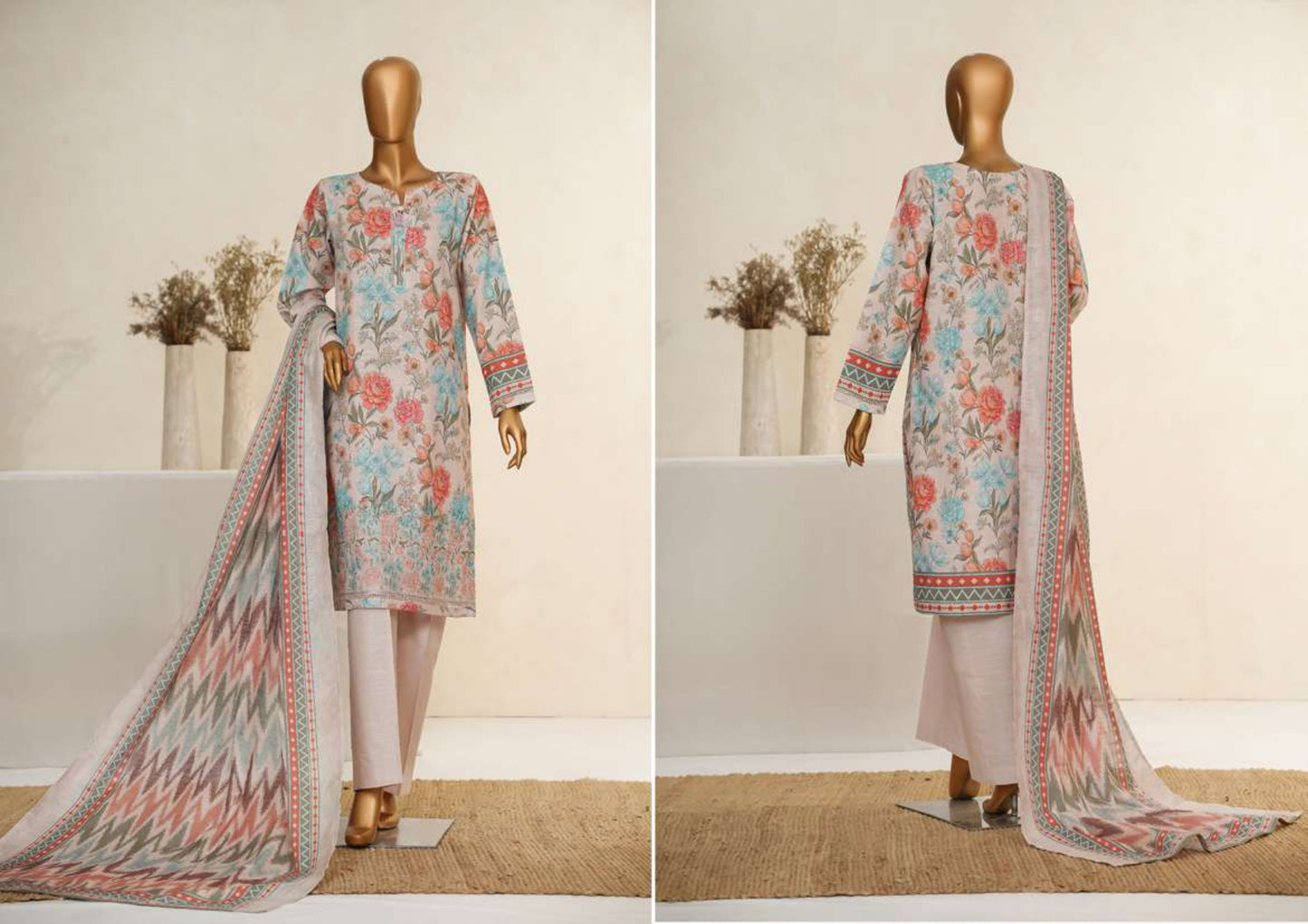 KHADDARPC Embroidered