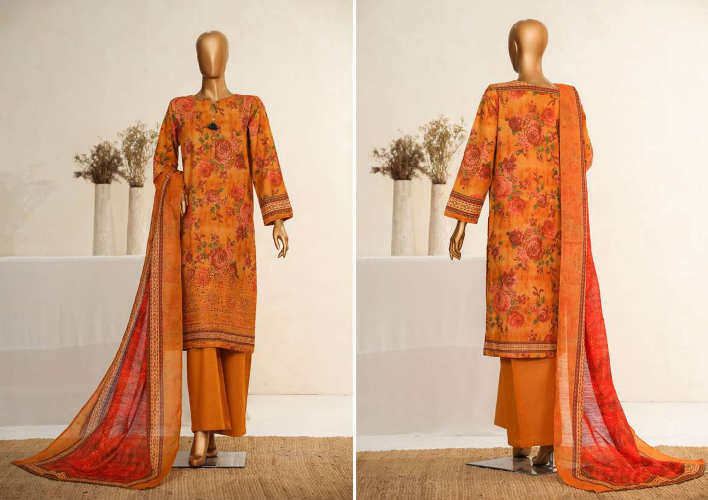 KHADDARPC Embroidered