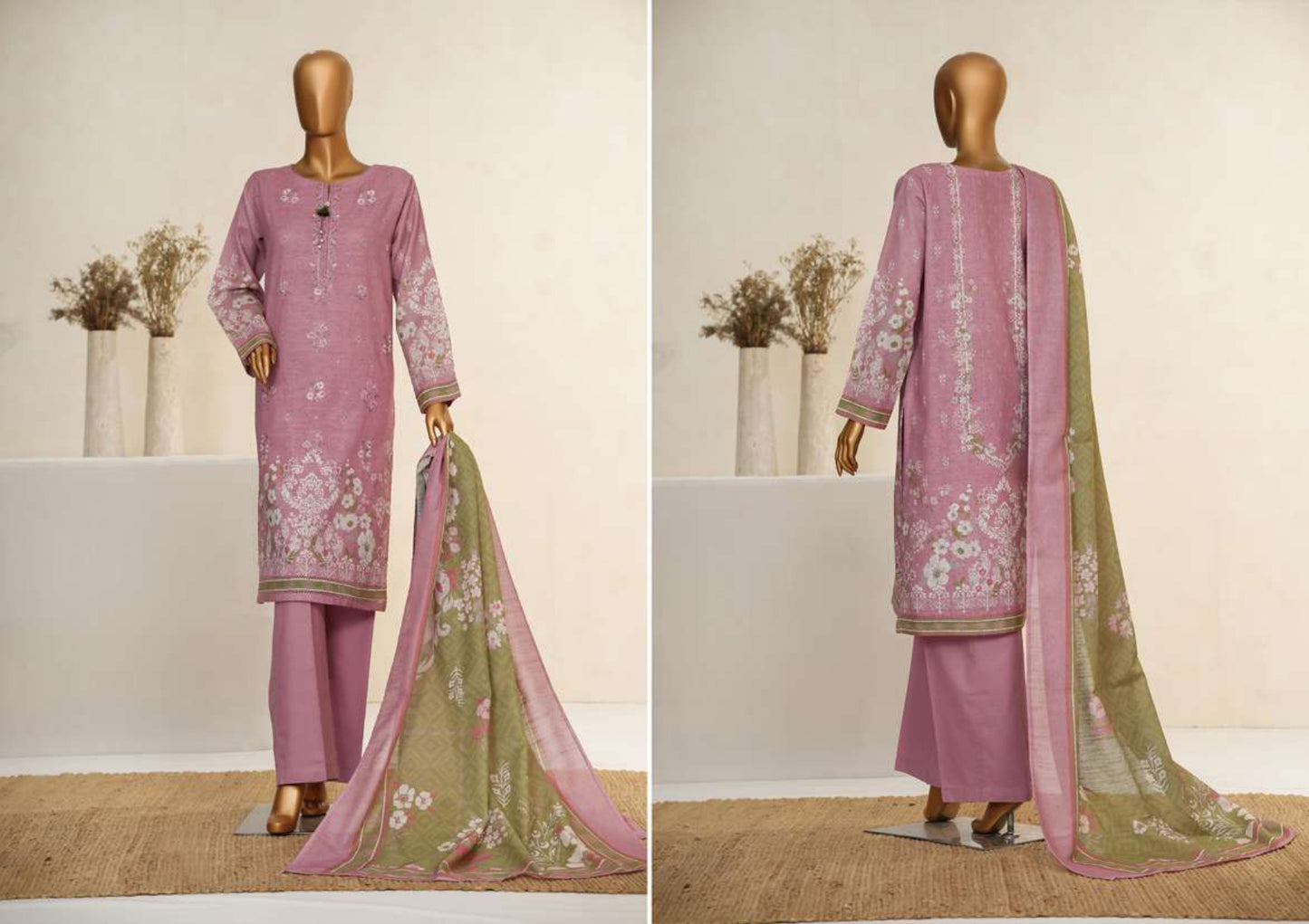 KHADDARPC Embroidered