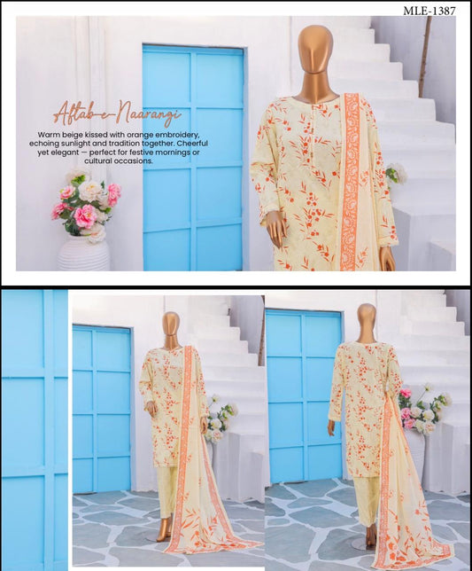 UNSTITCH Mother LINEN EMBROIDERED COLLECTION