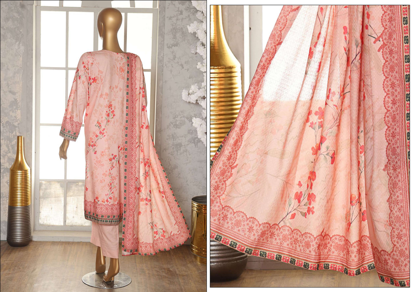 SLUB SHIRT Dobby Shaal DUPATTA