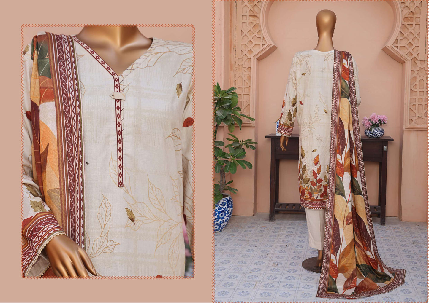 SLUB SHIRT Dobby Shaal DUPATTA