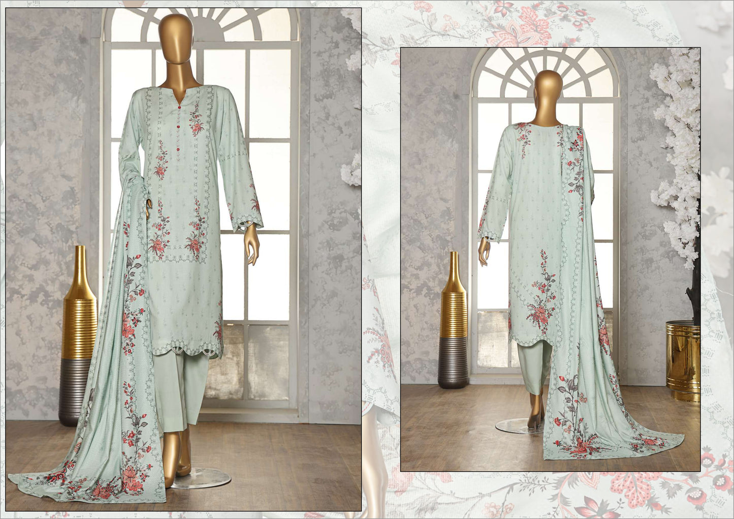 SLUB SHIRT Dobby Shaal DUPATTA