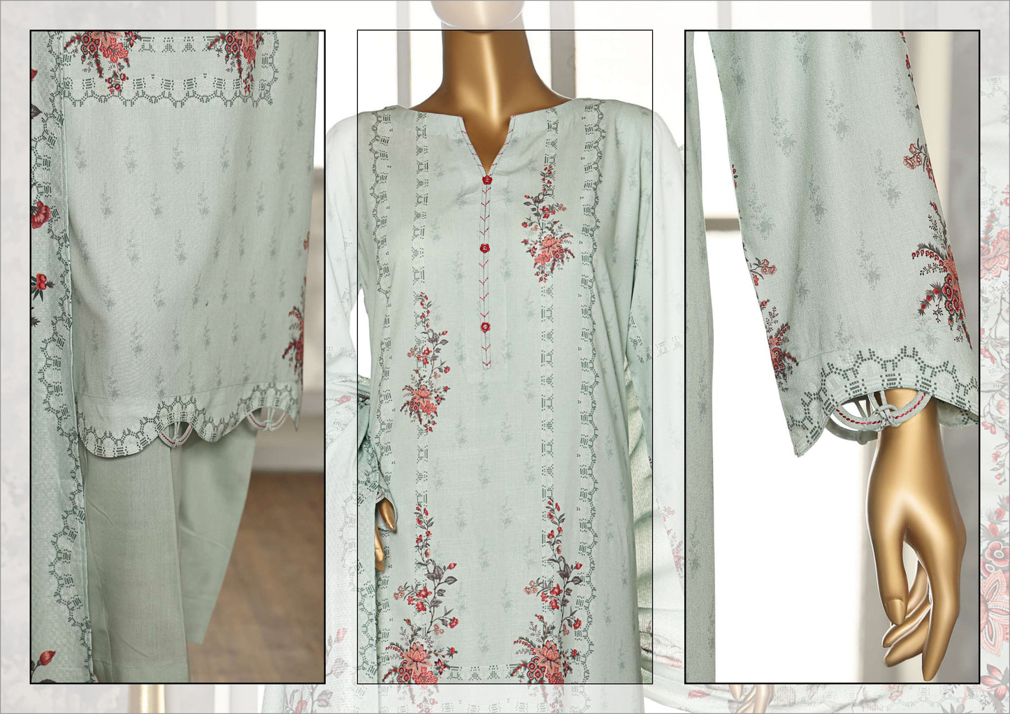 SLUB SHIRT Dobby Shaal DUPATTA