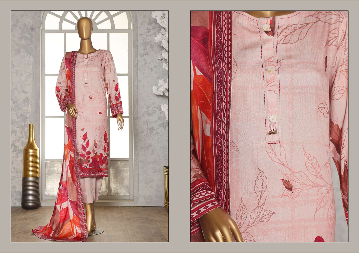 SLUB SHIRT Dobby Shaal DUPATTA