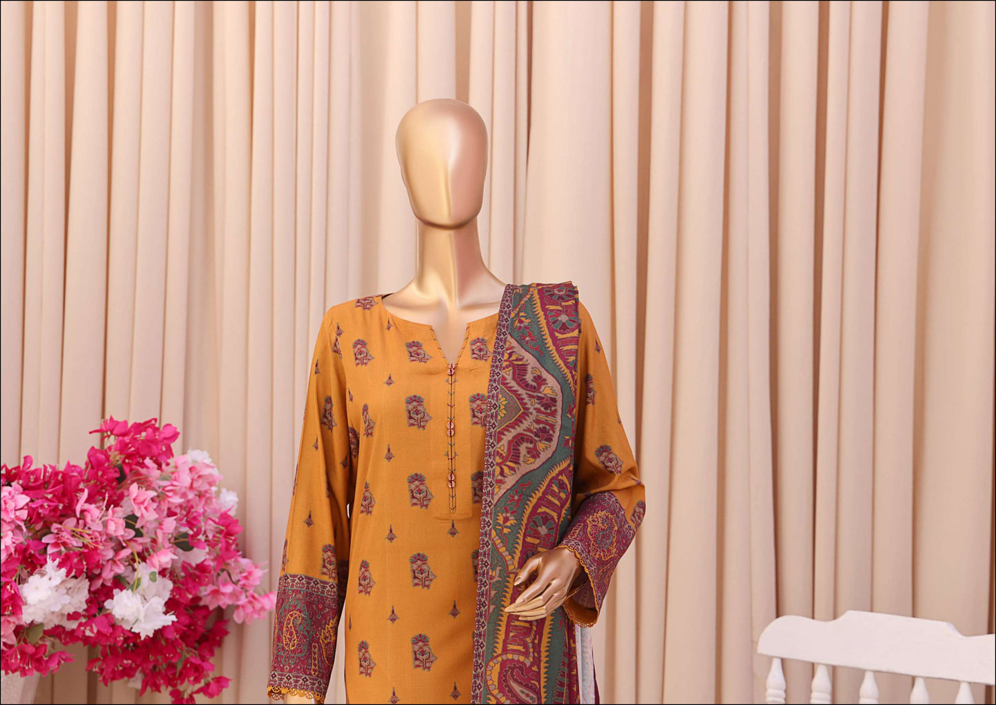 SLUB SHIRT Dobby Shaal DUPATTA