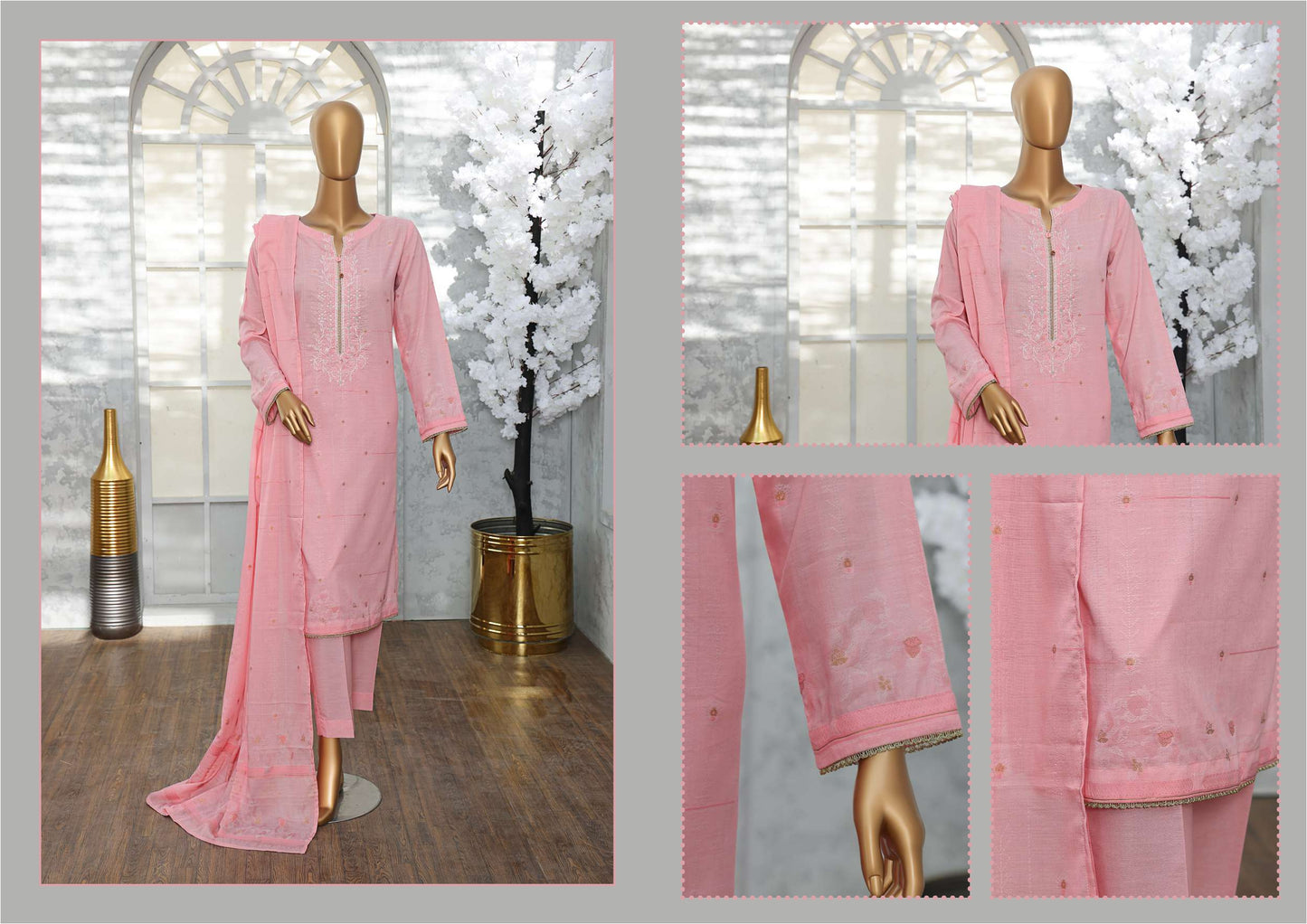 Valencia جيكارة Embroidered Collection